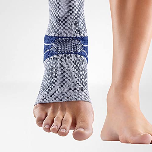 Bauerfeind - MalleoTrain - Ankle Support Brace - Helps Stabilize the Ankle Muscles and Joints For Injury Healing and Pain Relief - Left Foot - Size 4 - Color Titan